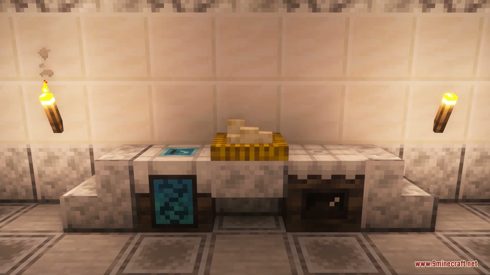Pelagic Prehistory Mod Screenshot 3 Specialized revival machinery from Pelagic Prehistory Mod placed on a stone counter
