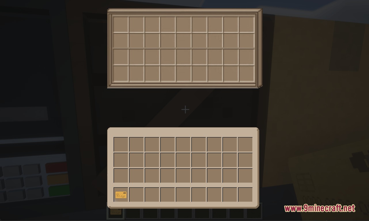 Persona Craft Enhancer Mod Screenshot 6 A player inventory screen containing a small yellow credit card item