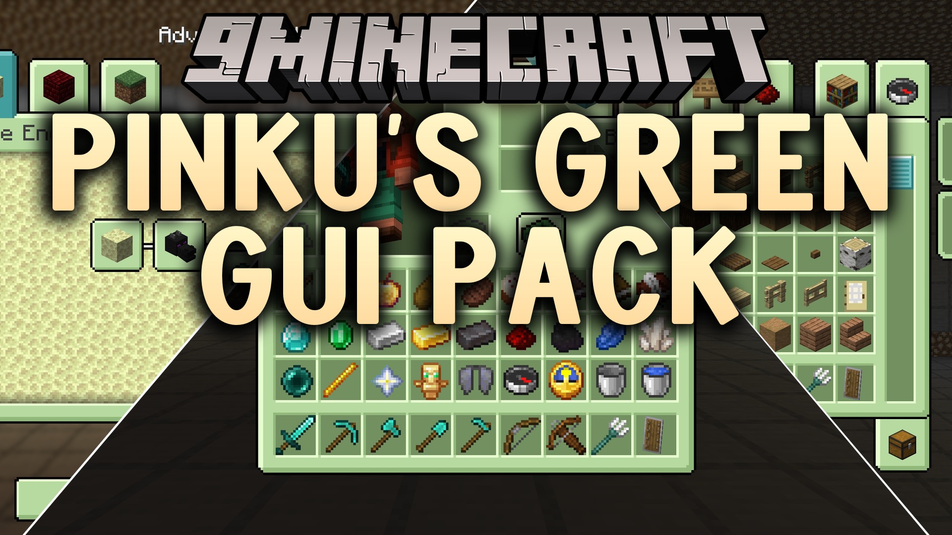 Pinku's Green GUI Pack Resource Pack
