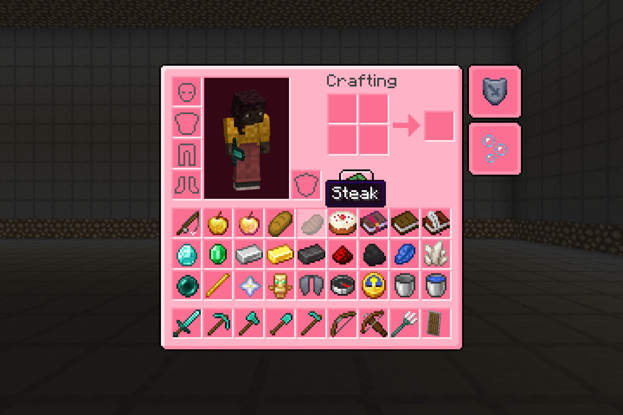 Pinku's Pink GUI Pack Resource Pack (26.2, 1.20.1) – Cute Pastel Aesthetics — screenshot 3