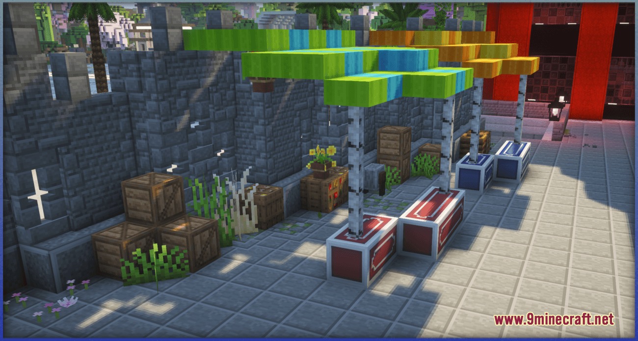 Placeable Plants Expanded Mod allows flowers to grow on stone city streets
