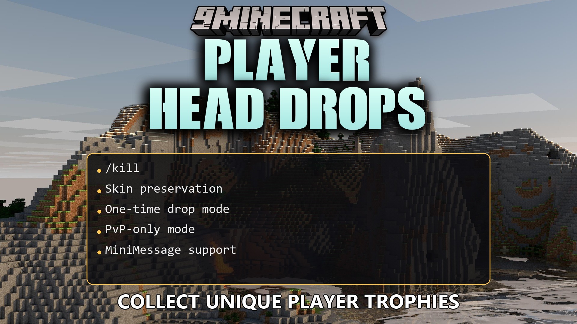 Player Head Drops Plugin