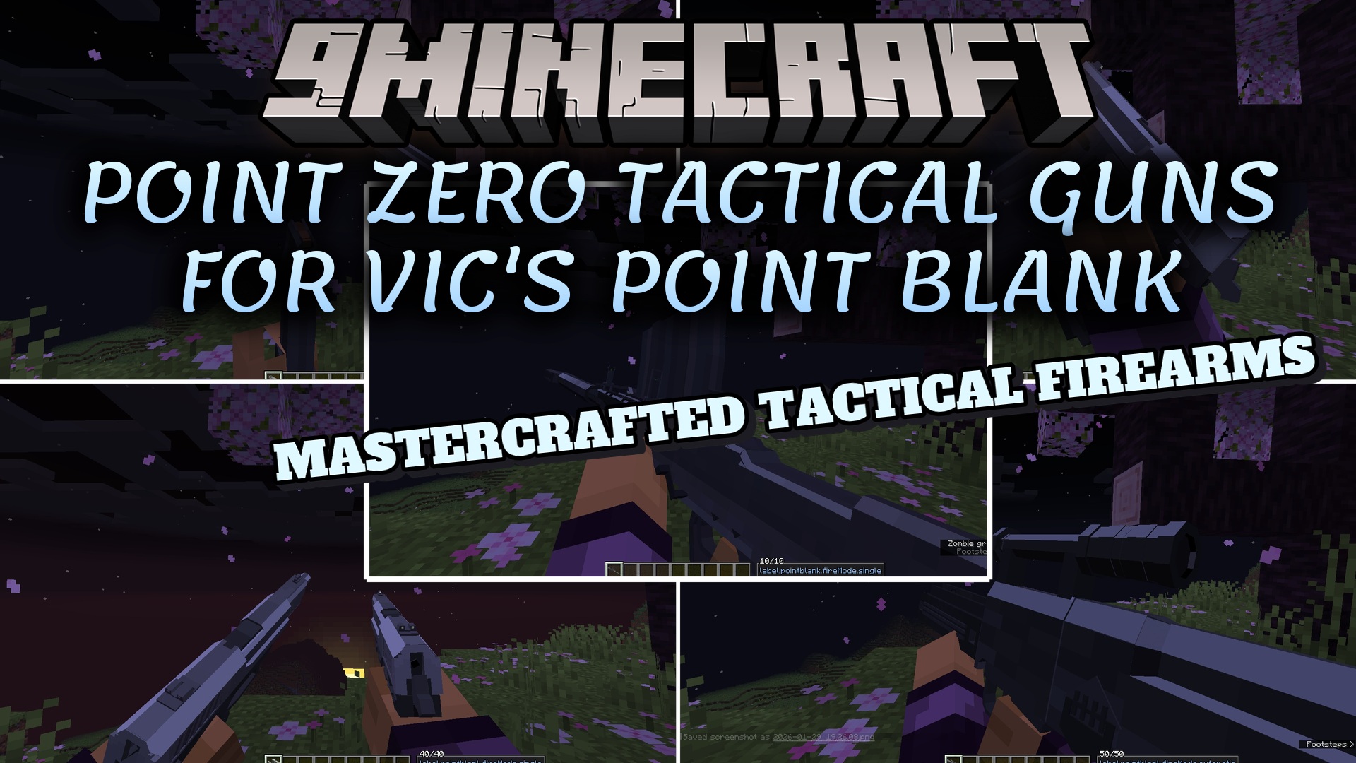 Point Zero Tactical Guns for Vic's Point Blank Data Pack (1.21.11, 1.20.1)