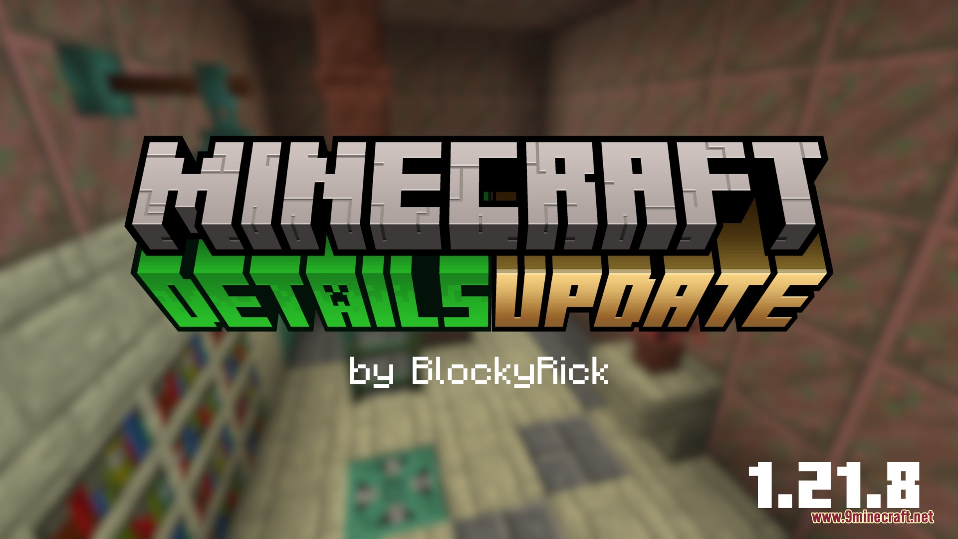 Polished Essence Mod Screenshot 1 Title screen for the Minecraft Details Update mod created by developer BlockyRick