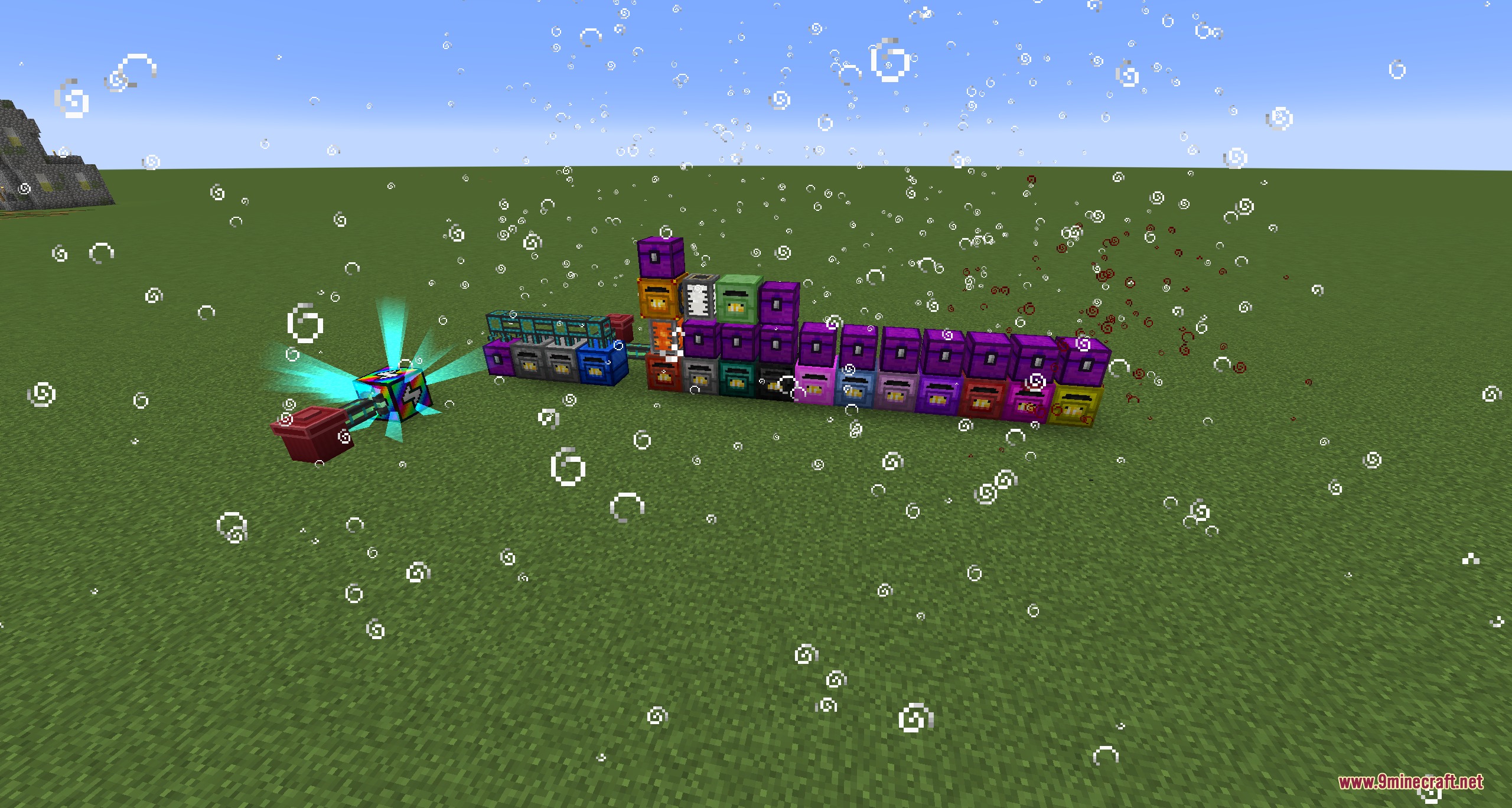 Pragmatic Apparatus Mod Screenshot 1 A complex automation system featuring the Rainbow Generator from Pragmatic Apparatus Mod