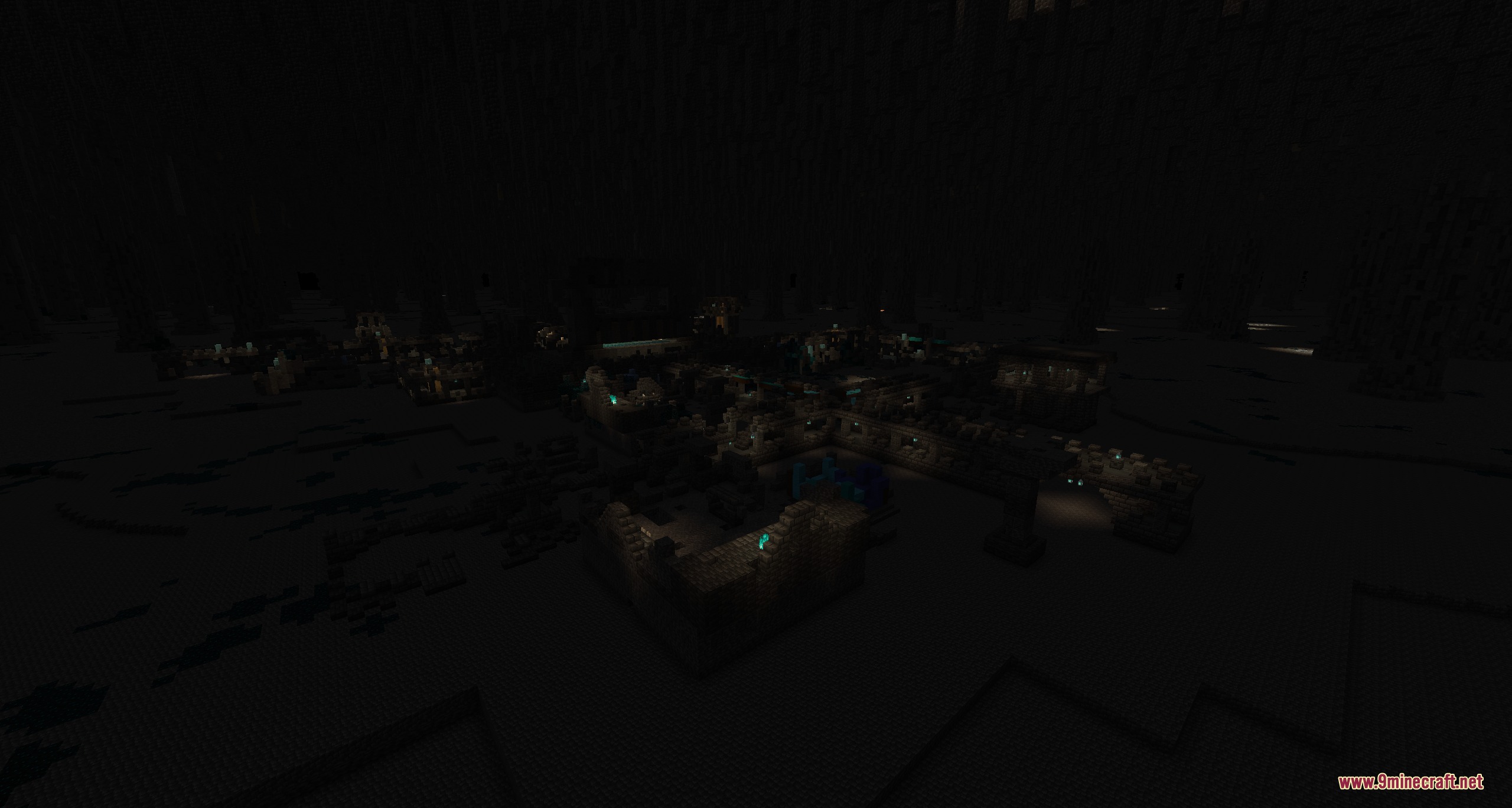 Pragmatic Apparatus Mod Screenshot 6 A sprawling underground base built within a dark and cavernous dimension