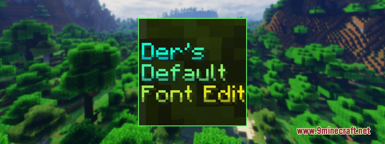 Prism Glyph Standard Resource Pack Screenshot 8 Prism Glyph Standard Resource Pack title card over a blurred forest