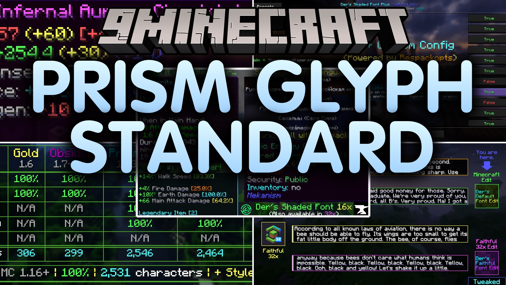 Prism Glyph Standard Resource Pack