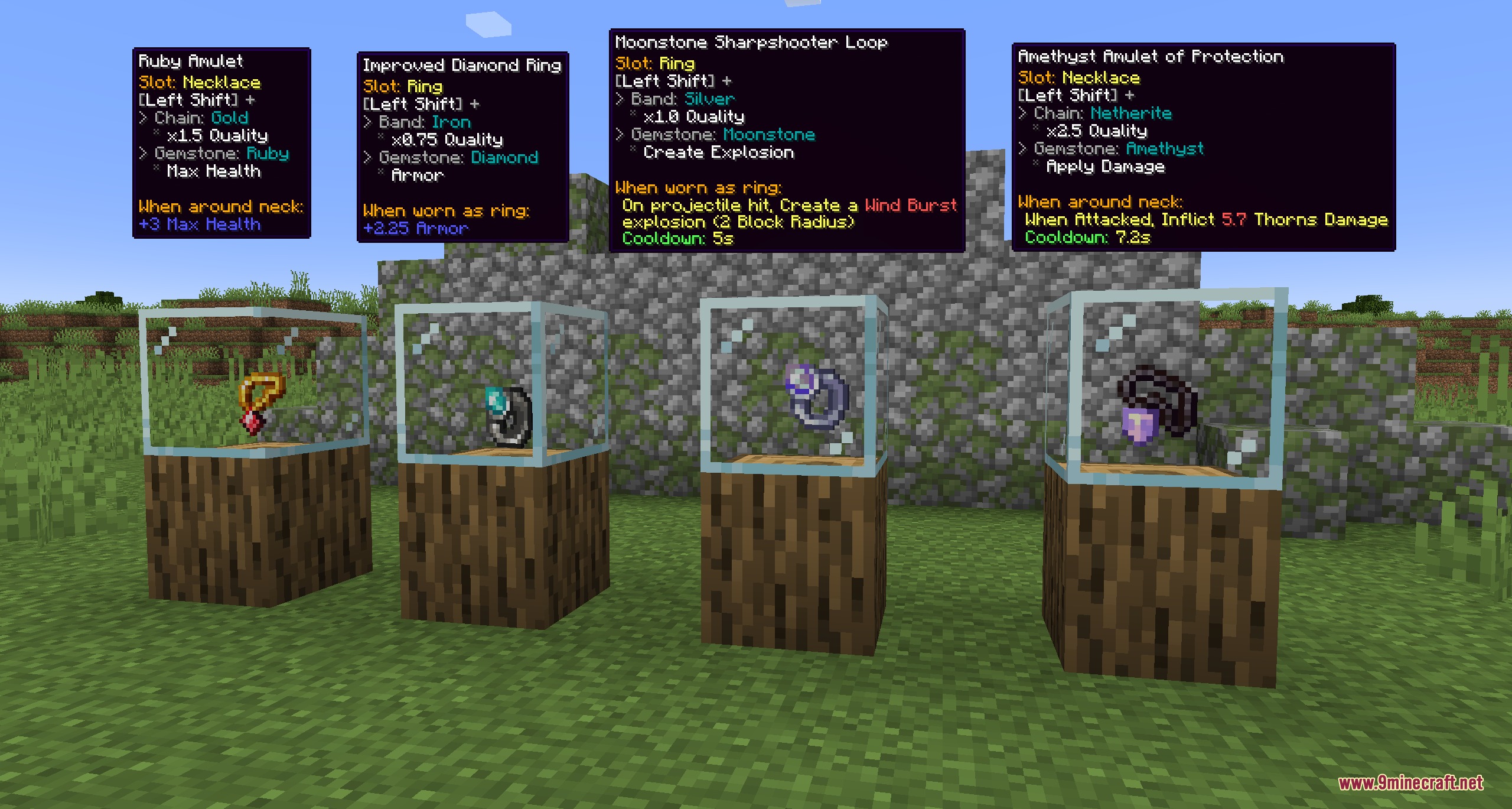 Prismatic Socketry Mod (26.1.2, 1.21.1) – Craft Custom Rings and Necklaces — screenshot 2