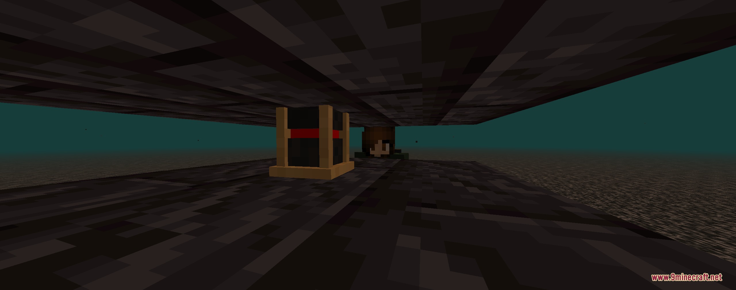 Pugmeowla's Infinity Stone Core Mod Screenshot 6 A small black container with a red stripe hidden between dark blocks