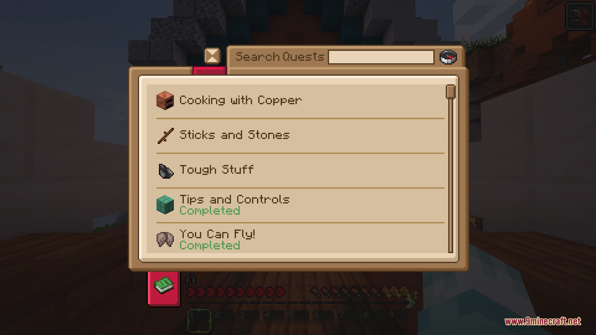 Questlog Mod (1.21.1, 1.20.1) – Design Custom Quests and Track Your Adventures — screenshot 1