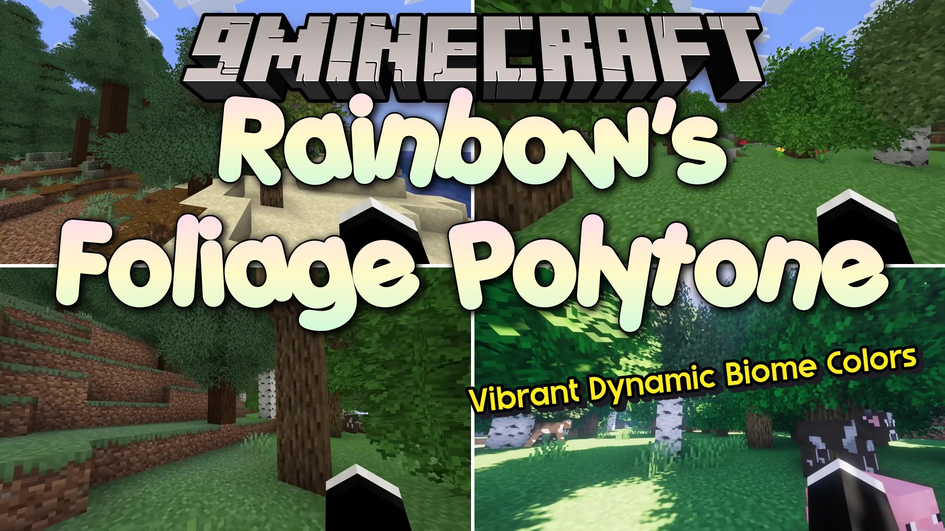 Rainbow's Foliage Polytone Resource Pack
