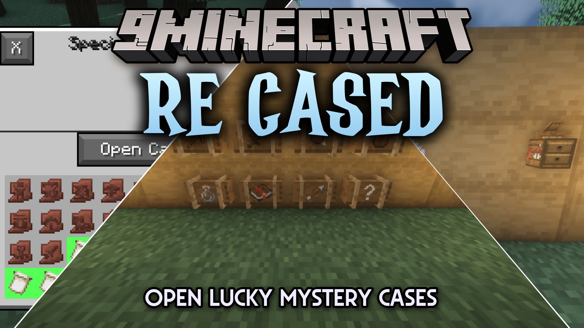 Re Cased Mod (1.21.1, 1.20.1) – Crack Open Hidden Loot Crates for Rare Rewards