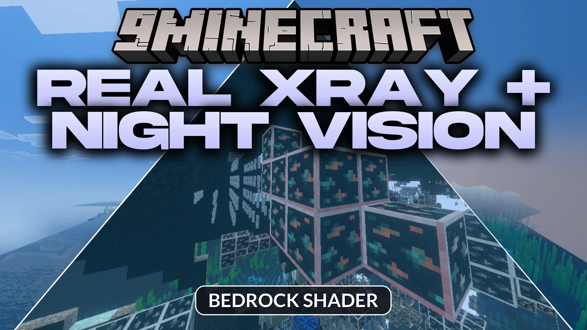 Real Xray + Night Vision Shader (26.x, 1.21) – Glowing Ore Textures