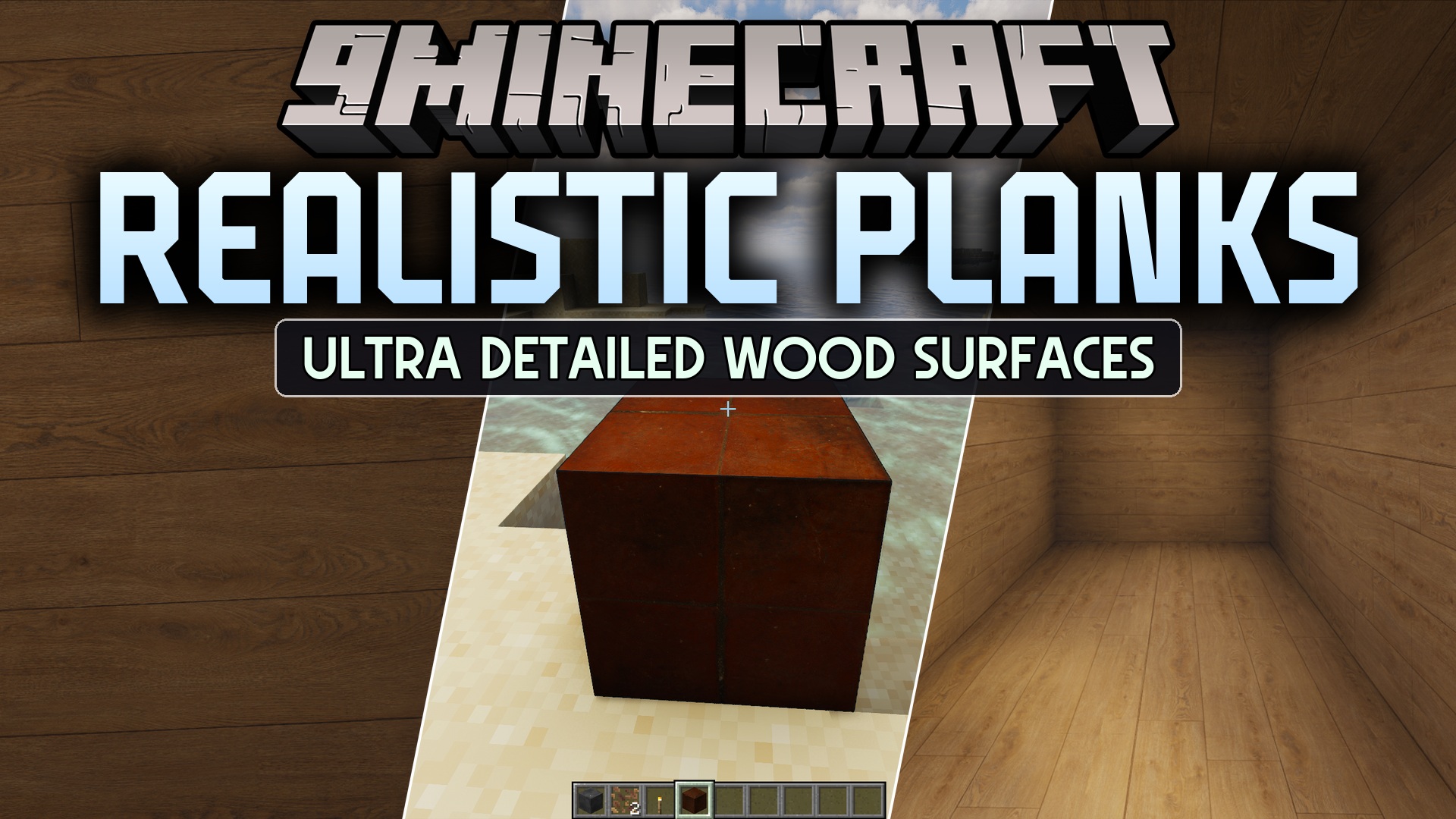 Realistic Planks Resource Pack (26.2, 1.20.1) – Lifelike Wood Flooring