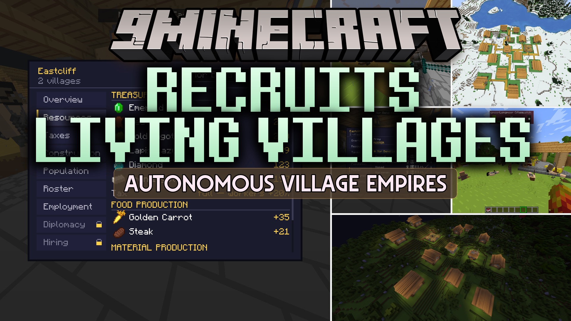 Recruits Living Villages Mod