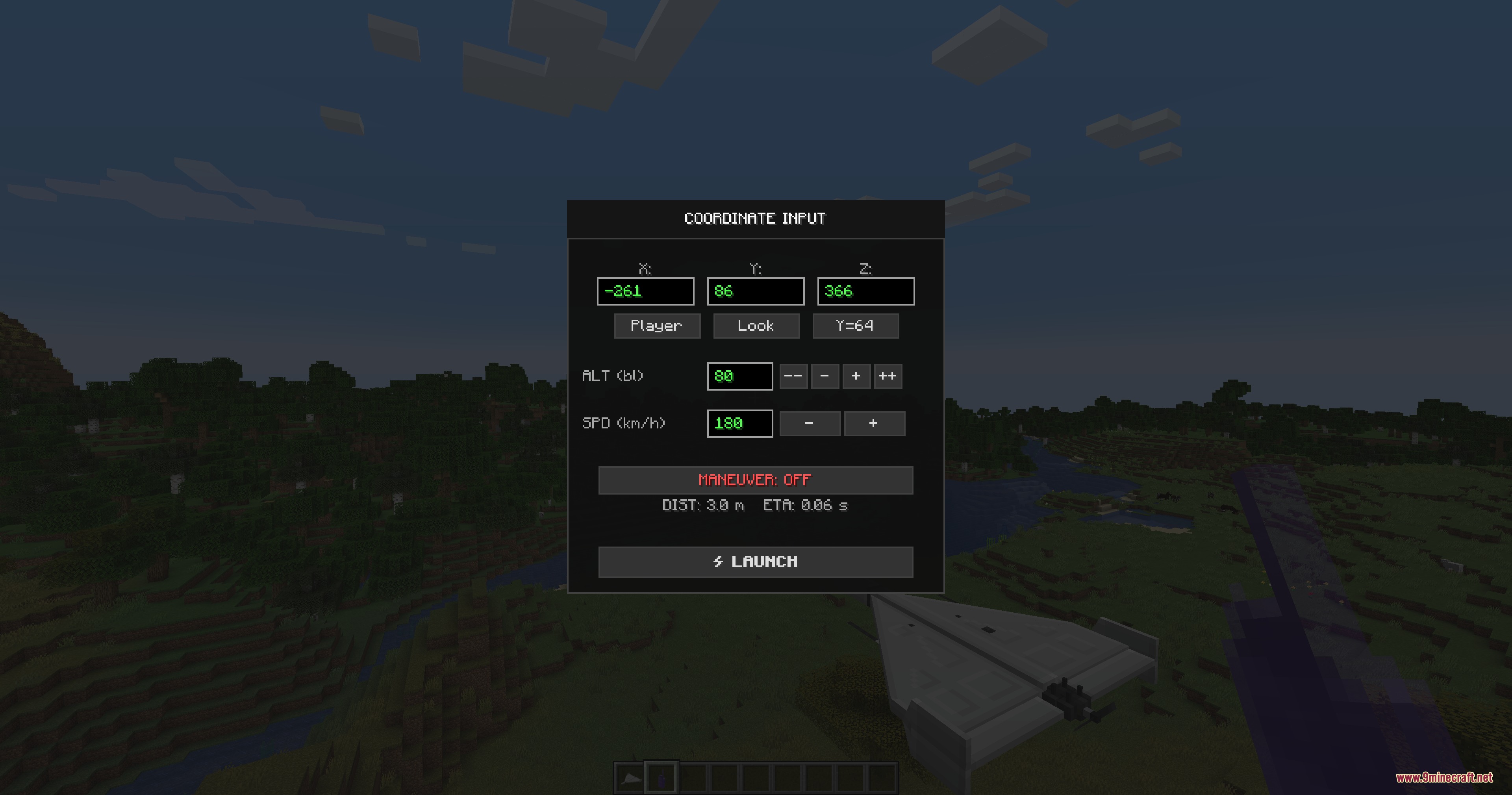 Remote Strike Protocol Mod Screenshot 5 Tactical coordinate input screen for launching a drone in Remote Strike Protocol Mod