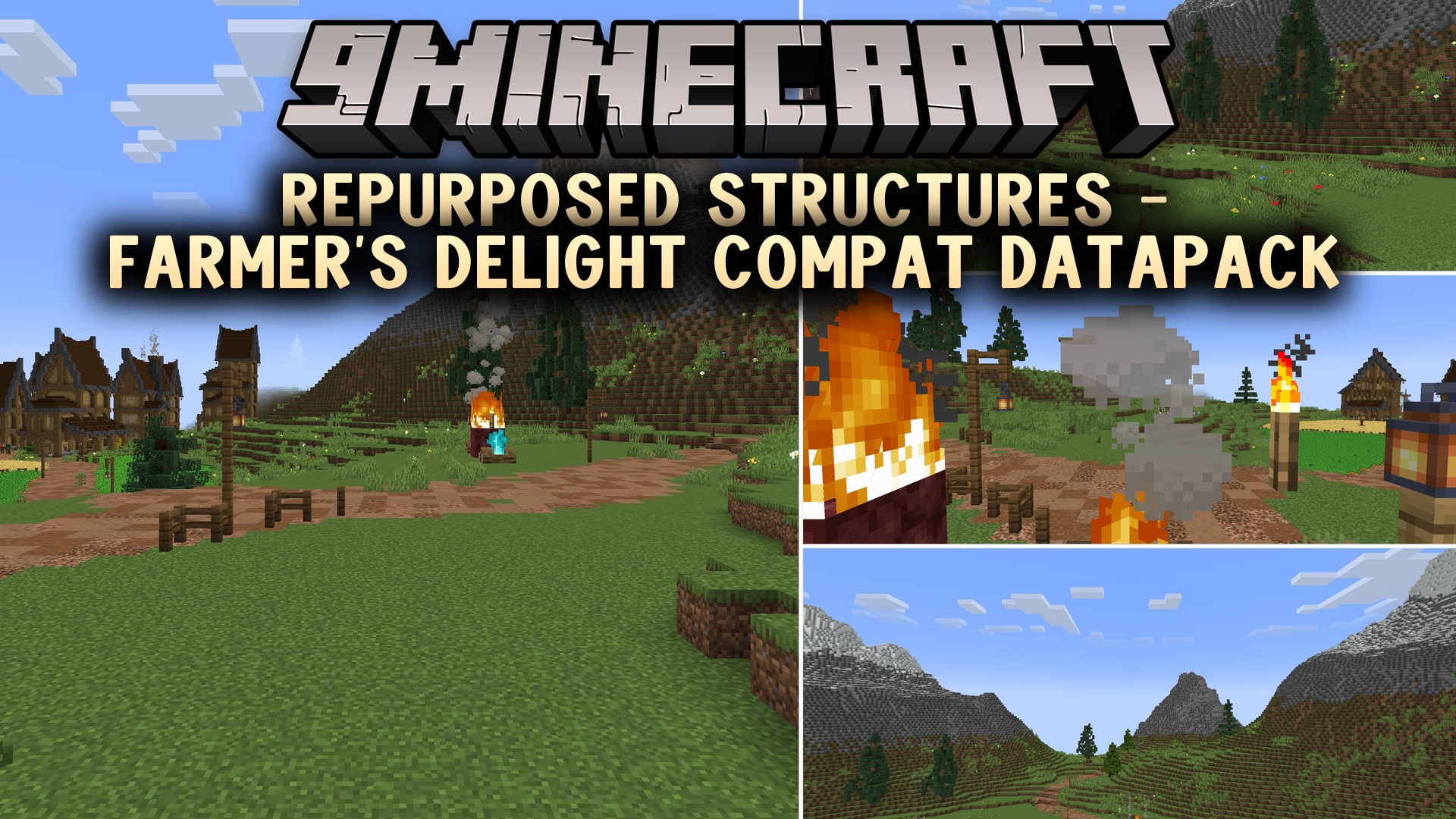 Repurposed Structures - Farmer's Delight Compat Datapack Resource Pack