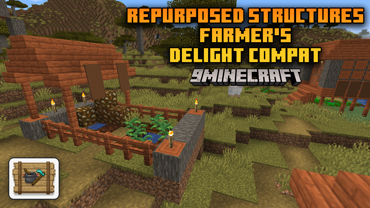 Repurposed Structures Farmer's Delight Compat Mod (26.2, 1.21.1) – Village Farms Just Got Better