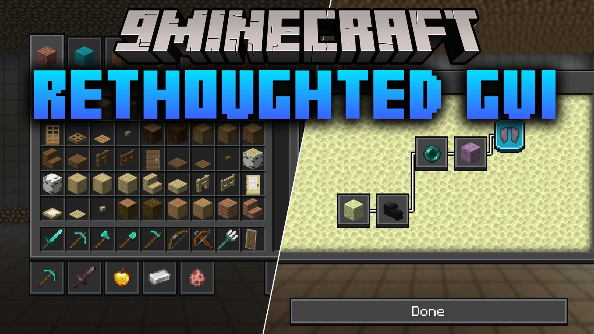 Rethoughted GUI Resource Pack