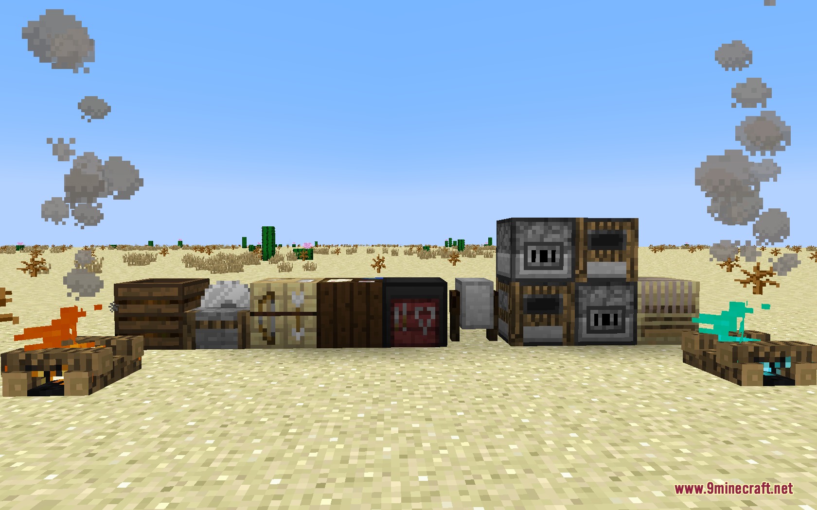 Retrograde Vision Resource Pack Screenshot 1 Retrograde Vision Resource Pack displays classic textures for modern utility blocks