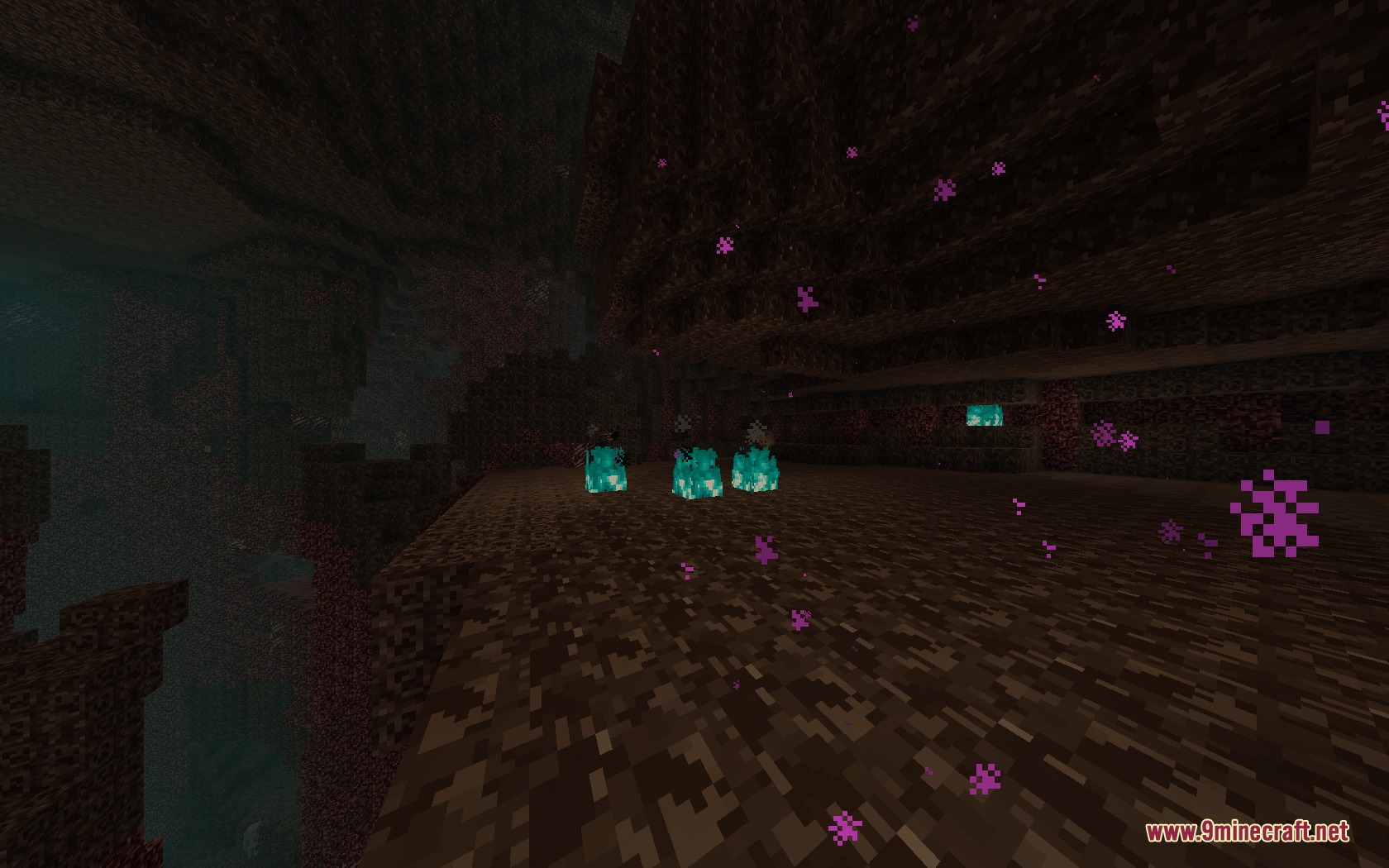 Retrograde Vision Resource Pack Screenshot 3 Retrograde Vision Resource Pack textures for soul fire in the Minecraft Nether
