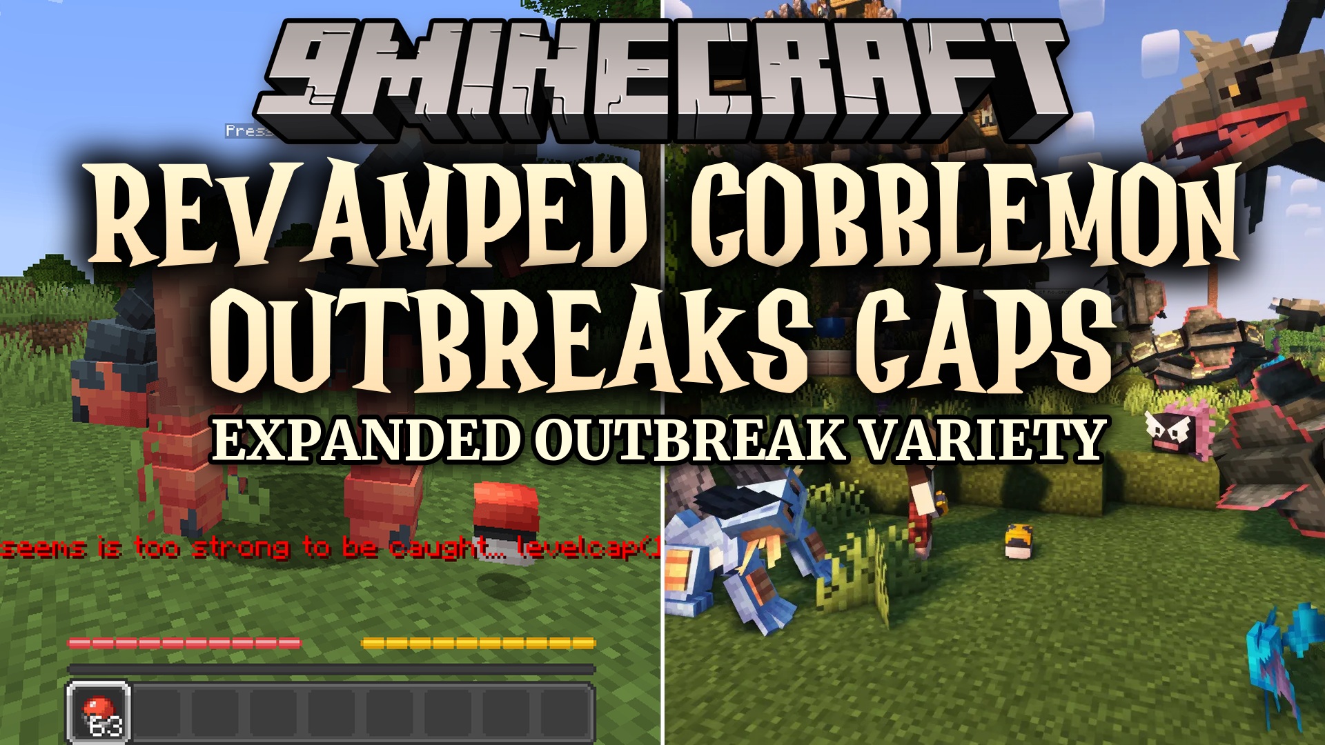 Revamped Cobblemon Outbreaks Caps Data Pack (1.21.1) – Hunt Wild Swarms
