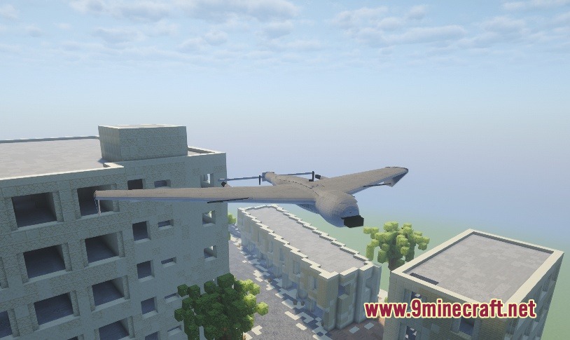 SBW Drone Warfare Mod (1.21.1, 1.20.1) – Pilot Combat Drones to Bomb Enemy Bases — screenshot 5