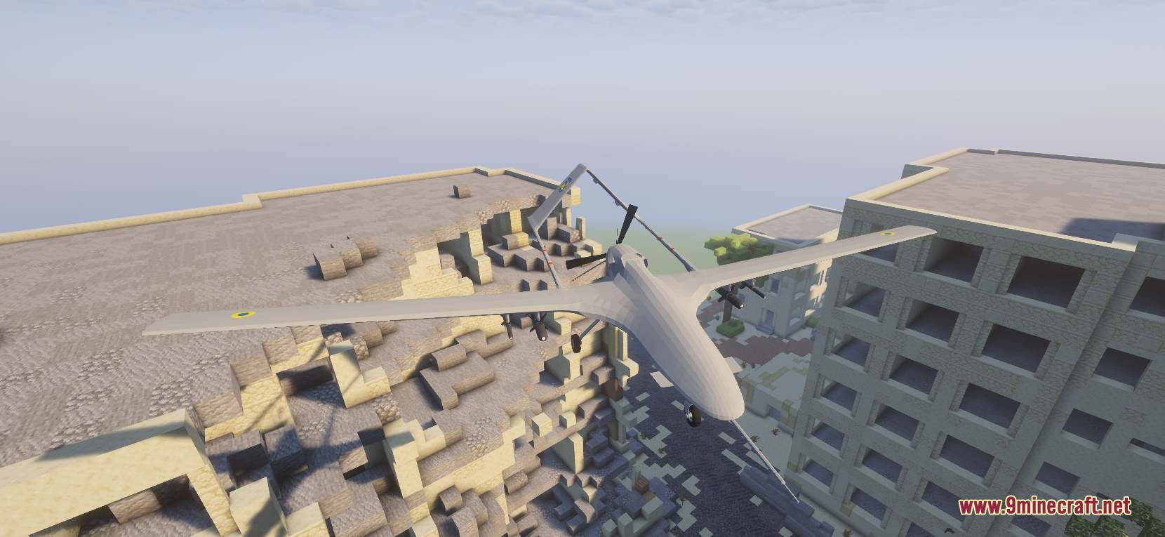 SBW Drone Warfare Mod (1.21.1, 1.20.1) – Pilot Combat Drones to Bomb Enemy Bases — screenshot 8