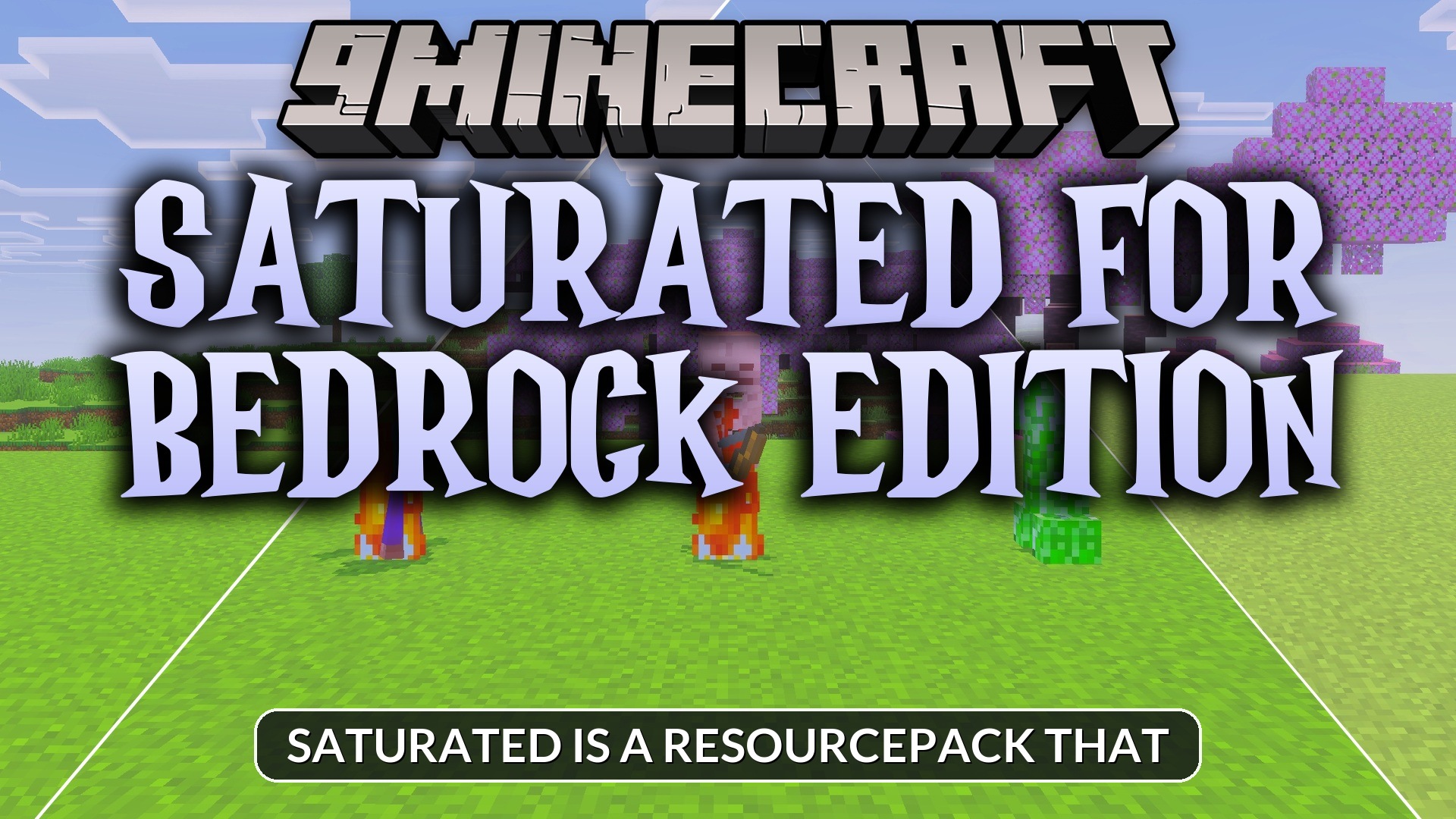 Saturated for Bedrock Edition Texture Pack