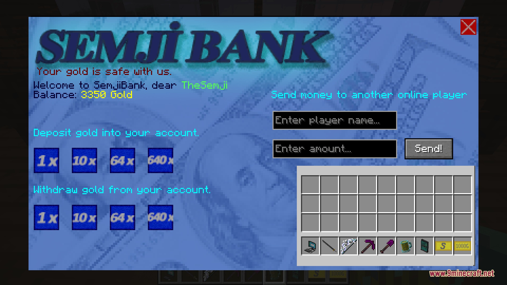 Semji Net Mod (1.21.1) – Shop Online and Trade Items with Digital Currency — screenshot 4