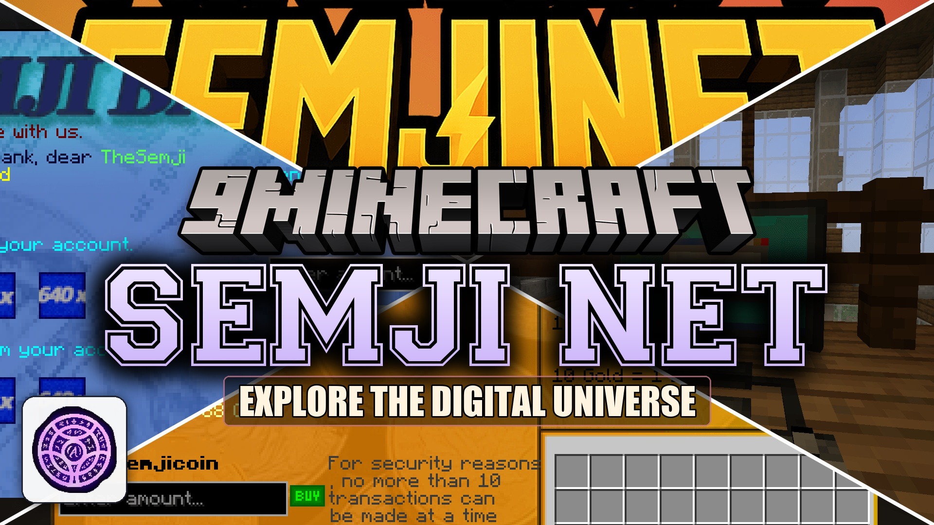 Semji Net Mod (1.21.1) – Shop Online and Trade Items with Digital Currency