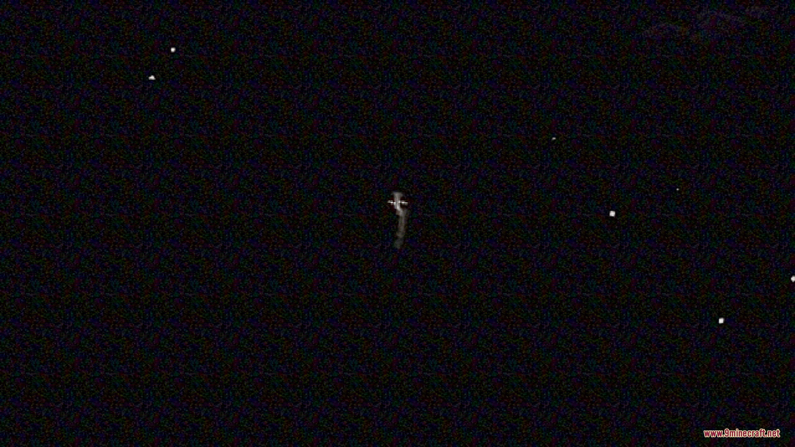 Sentient Circuitry Resource Pack Screenshot 6 A mysterious white shape floating in the dark and grainy night sky