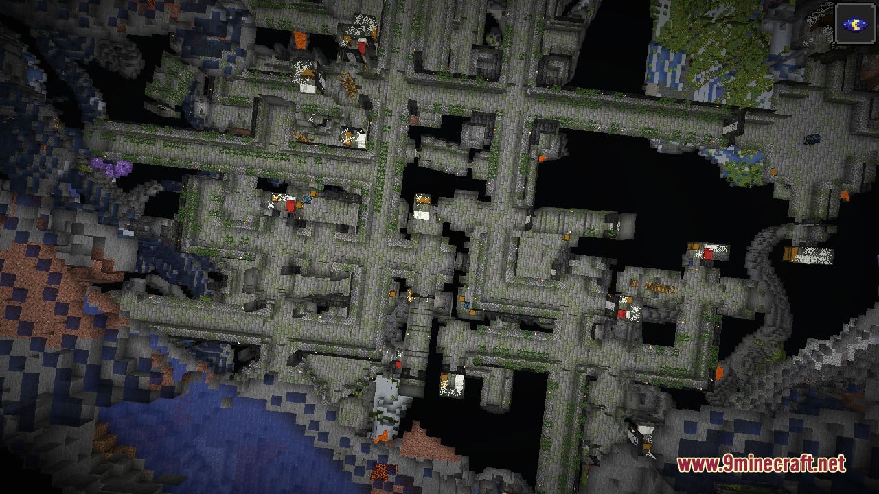 Shifted Chambers Mod Screenshot 3 Shifted Chambers Mod generates complex underground stone brick dungeon layouts and rooms