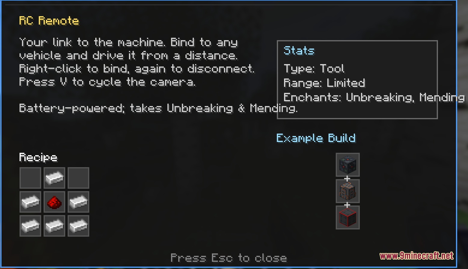 Signal Pilot Peripherals Mod (1.21.11) – Craft and Pilot Remote Control Vehicles — screenshot 4