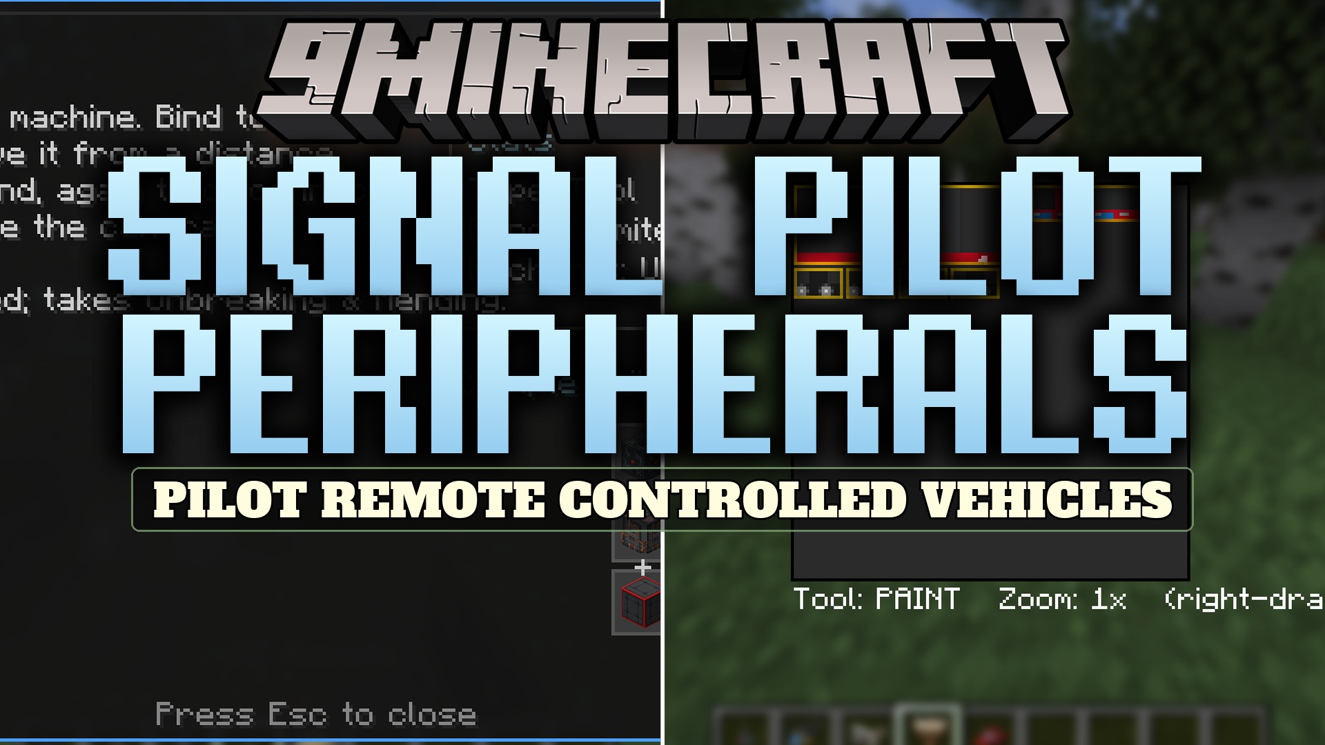 Signal Pilot Peripherals Mod (1.21.11) – Craft and Pilot Remote Control Vehicles