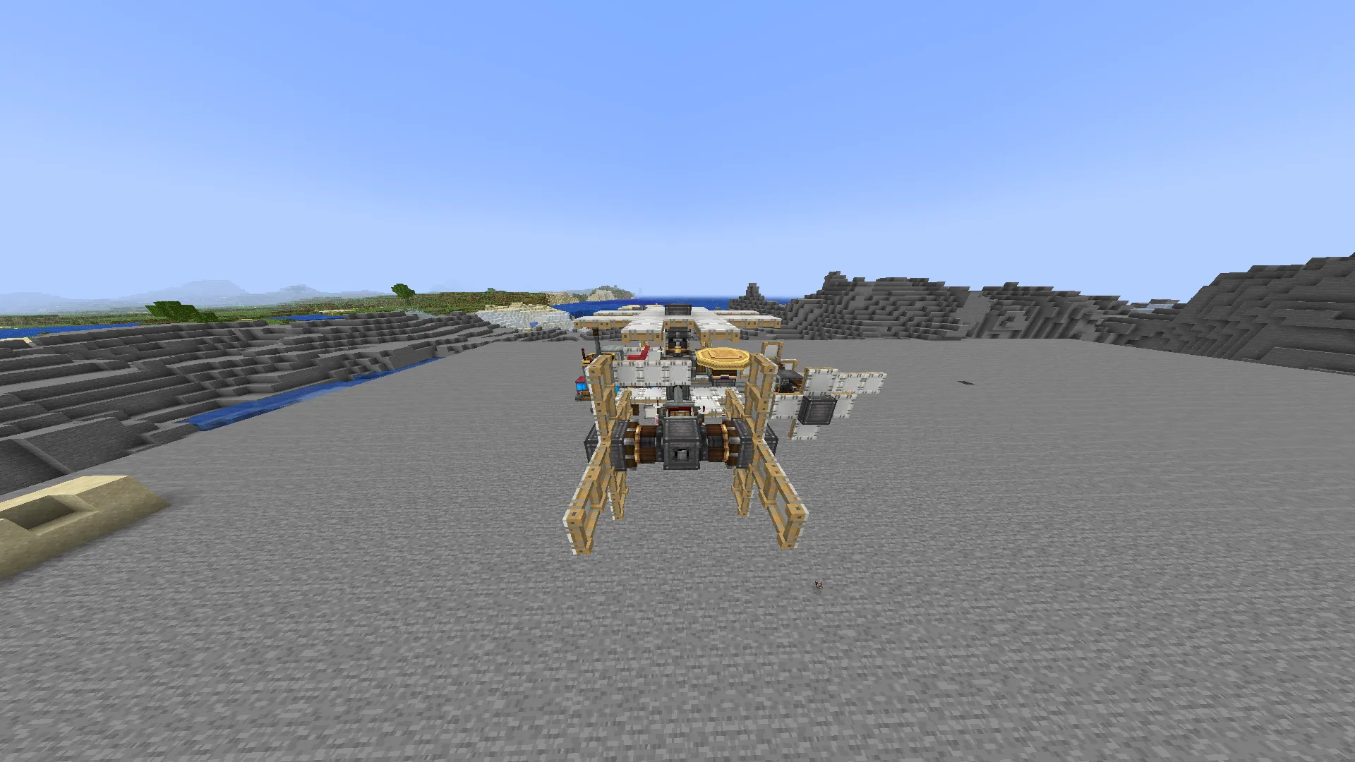 Skinny Flier Schematic Screenshots 1 The Skinny Flier is a compact mechanical drone built with gears and propellers
