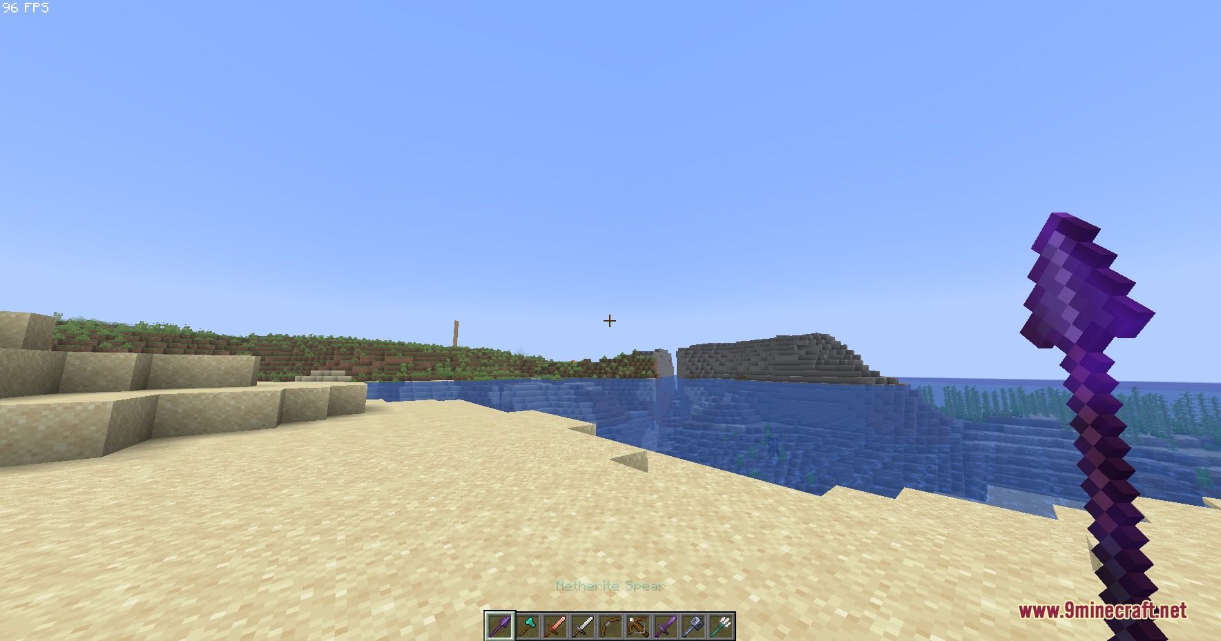 Small Hand Tools Resource Pack Screenshot 8 Small Hand Tools Resource Pack shrinks the size of a netherite spear