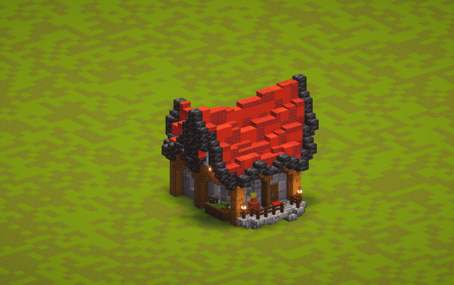 Small Red Cottage Schematic Thumbnail