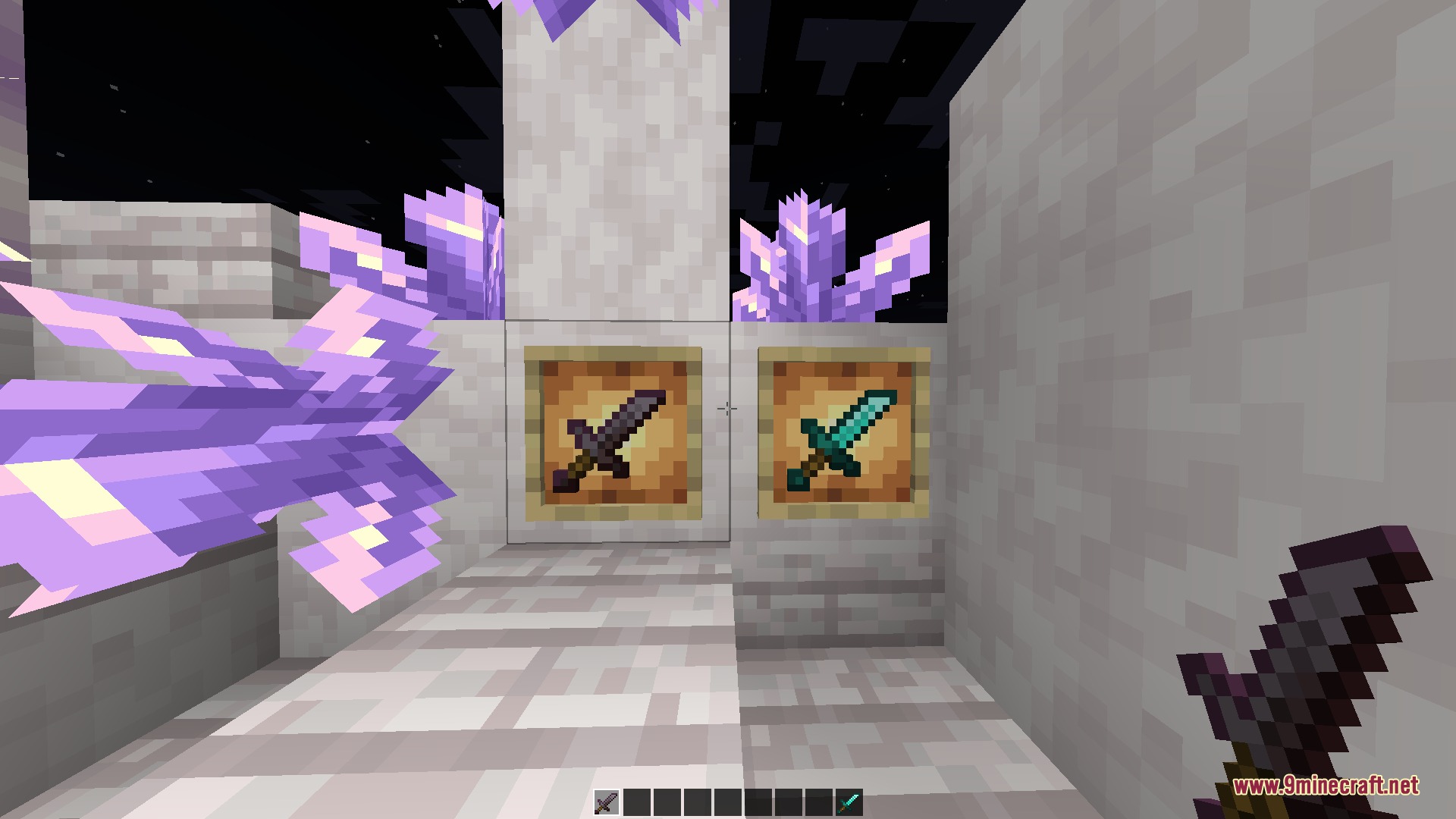 Small Swords Hani Resource Pack Screenshot 1 Small Swords Hani Resource Pack reduces sword sizes for better combat visibility
