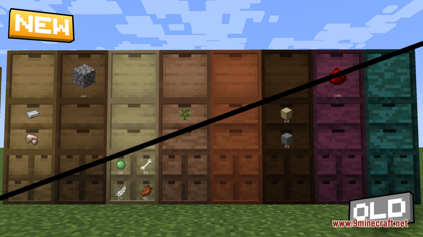 Smooth Drawers Resource Pack (1.21.1, 1.20.1) – Clean Modern Vanilla Storage — screenshot 1
