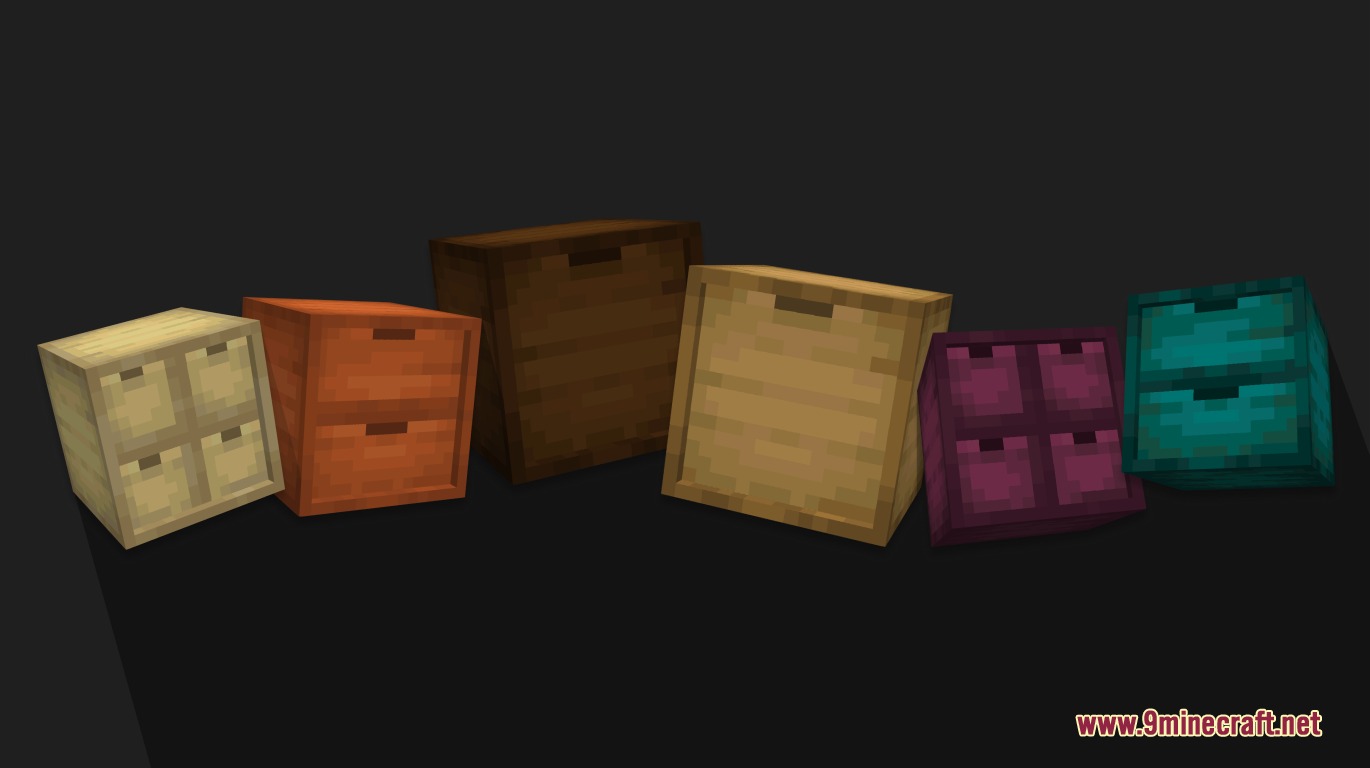 Smooth Drawers Resource Pack (1.21.1, 1.20.1) – Clean Modern Vanilla Storage — screenshot 3