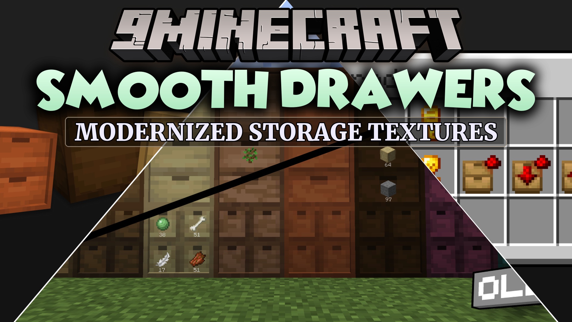 Smooth Drawers Resource Pack (1.21.1, 1.20.1) – Clean Modern Vanilla Storage