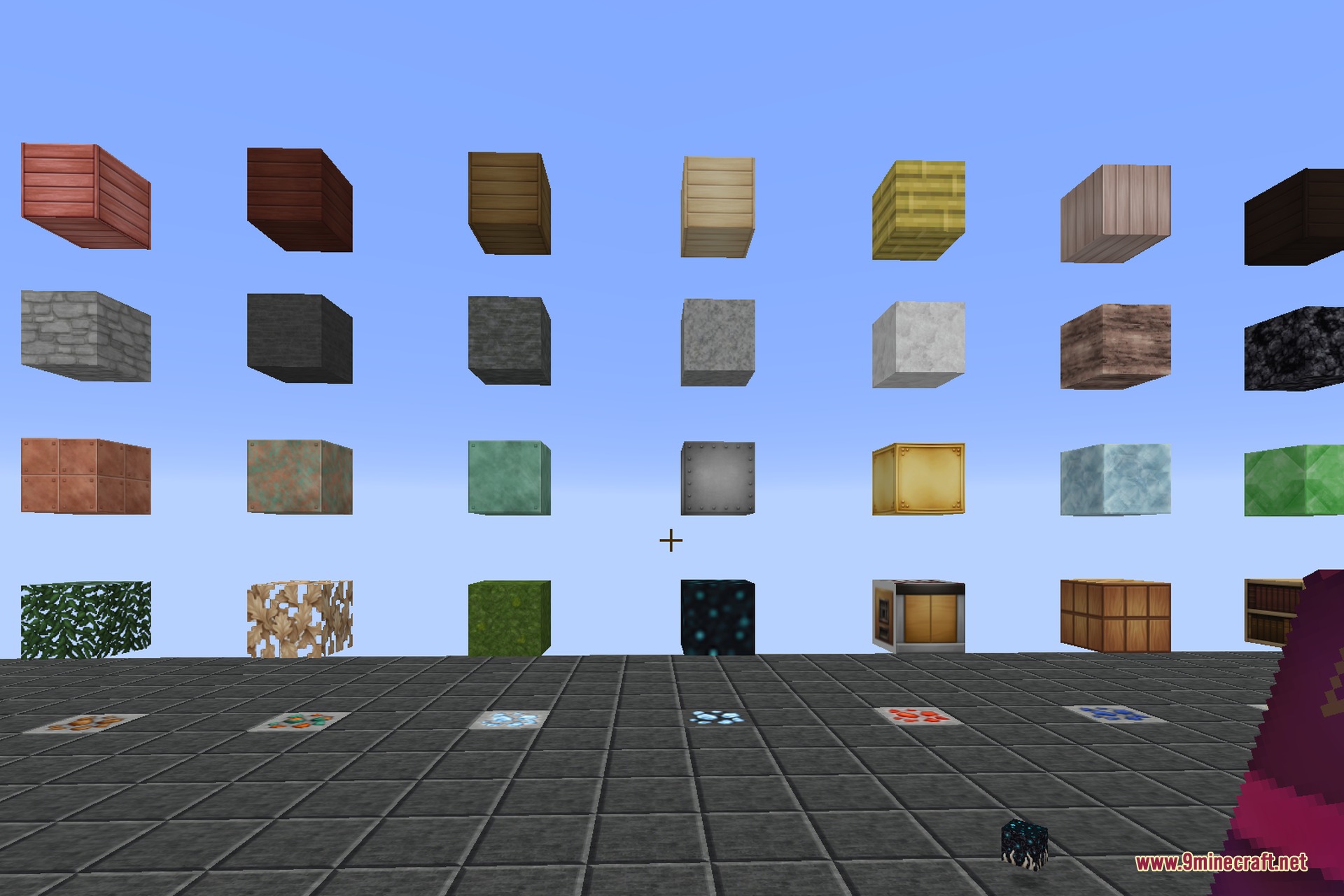 Eye-level view of the smooth 64x Soartex Fanver textures