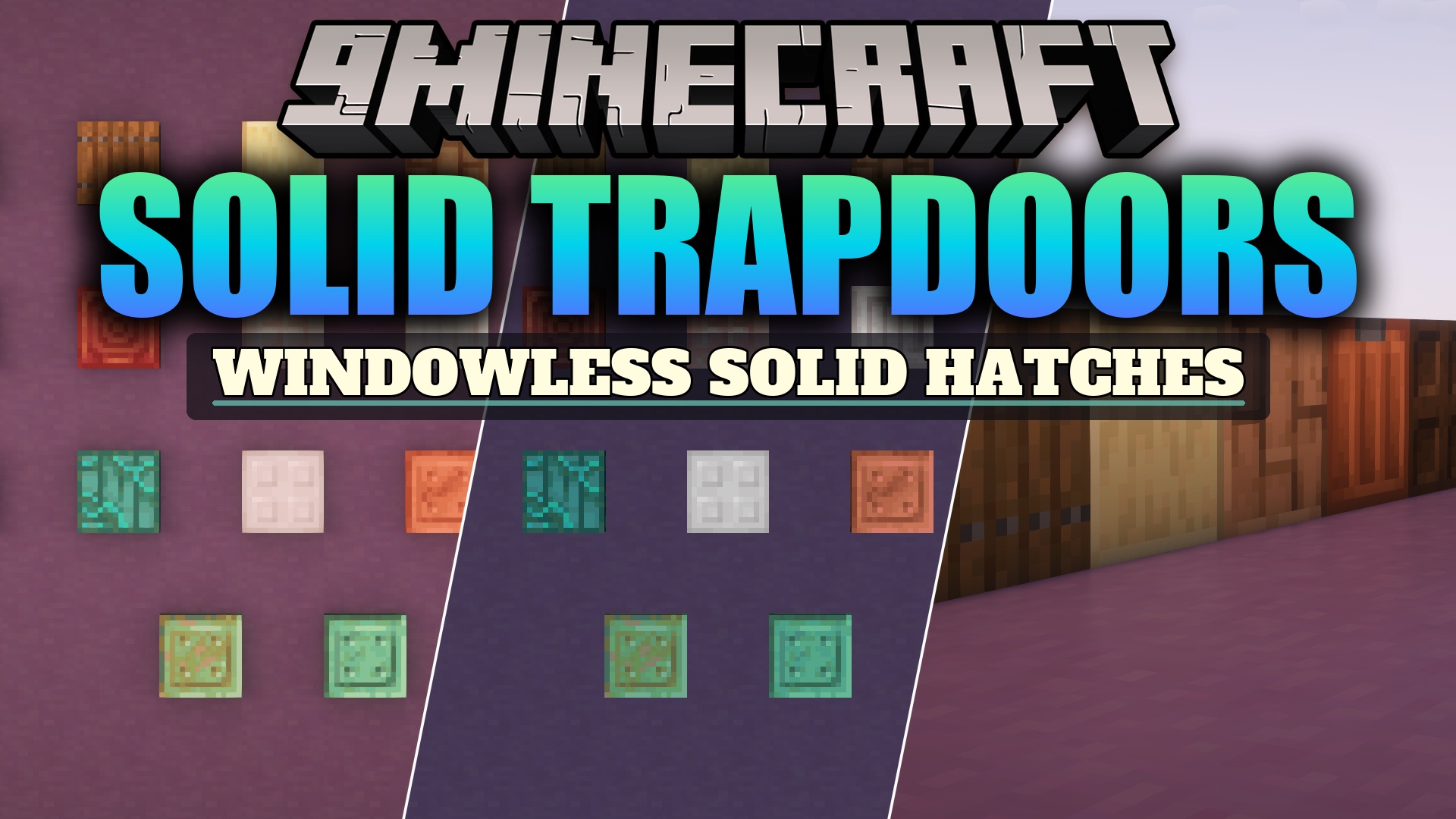 Solid Trapdoors Resource Pack (26.2, 1.20.1) – Clean Shutter Paneling