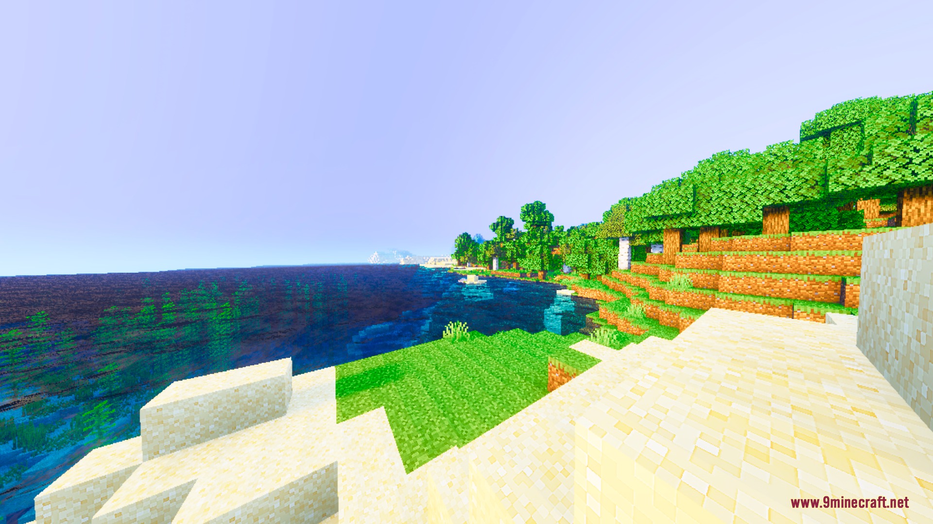 Solstice Chroma Shader Screenshot 9 Solstice Chroma enhances the vibrant colors of a sunny beach and clear ocean
