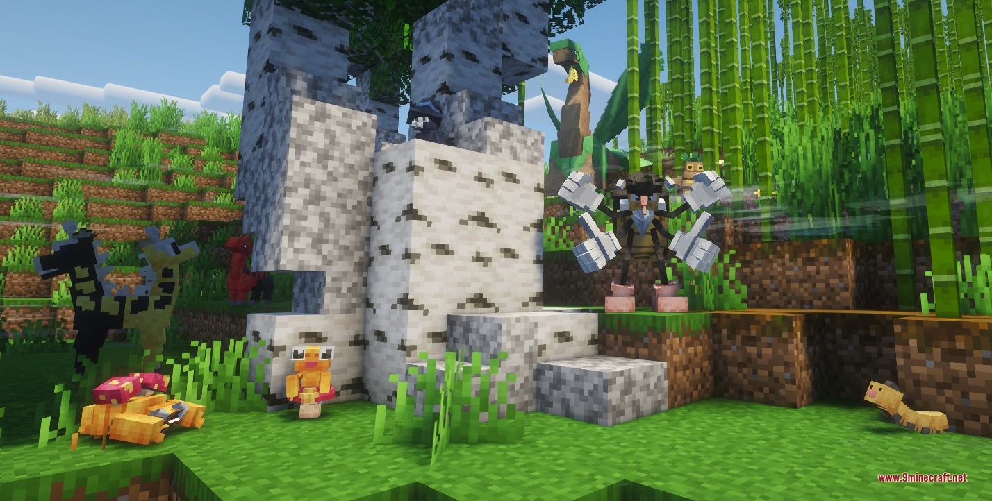 Spaceworld Mons Data Pack (1.21.1, 1.20.1) – Catch and Train Forgotten — screenshot 3