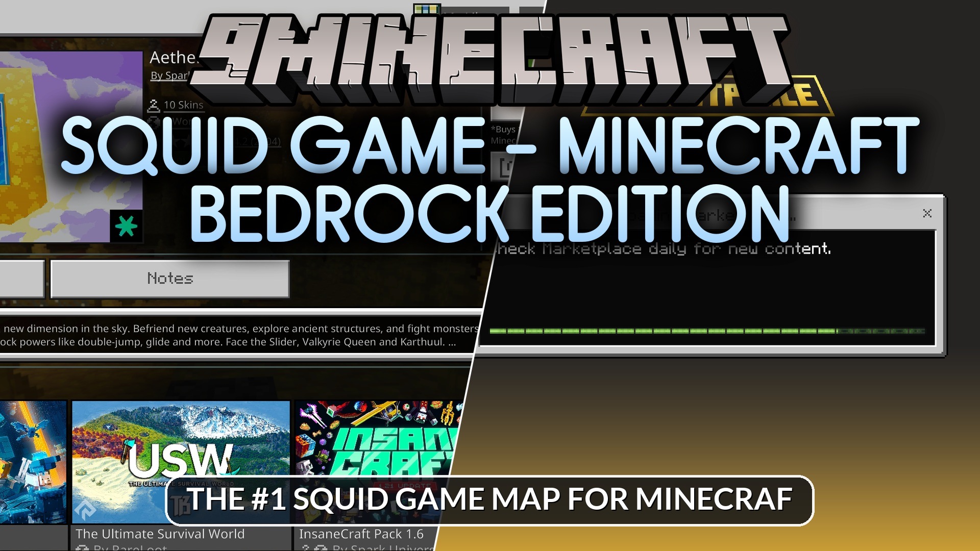 Squid Game - Minecraft Bedrock Edition Map