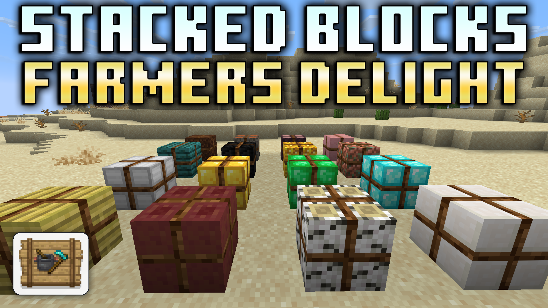 Stacked Blocks Farmers Delight Mod (26.2, 1.20.1) – Block Stacking