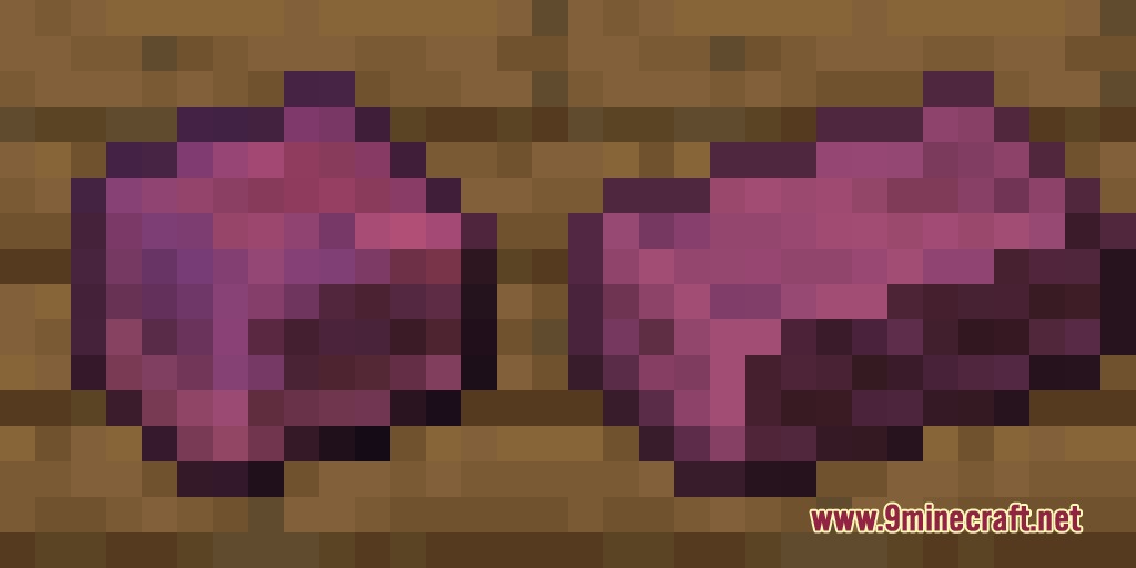 Standardized Ingots Create and More Resource Pack Screenshot 5 Two purple metal ingots redesigned to match the standard vanilla Minecraft shape